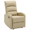 Dormi Recliner Chair, Beige PU