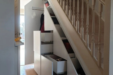 This is an example of a staircase in Cardiff.