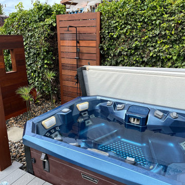 Surfer's backyard retreat