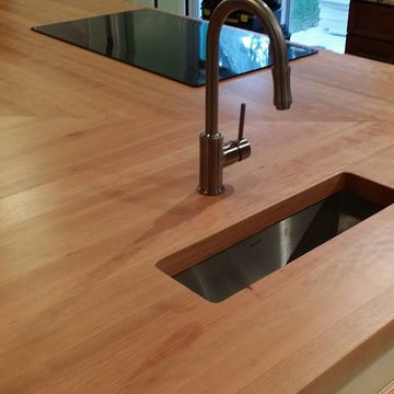Cherry Butcher Block Countertops