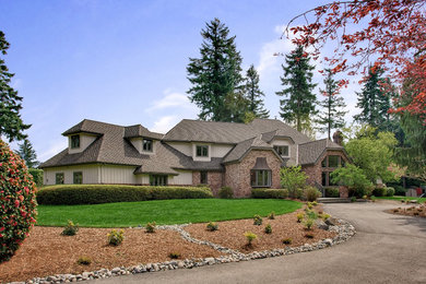Inspiration for an exterior home remodel in Seattle