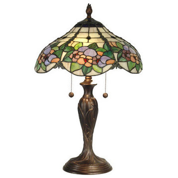 Dale Tiffany TT90179 Chicago - Two Light Table Lamp