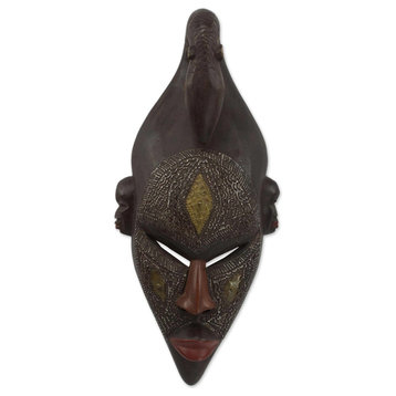 Young Strength African Wood Mask