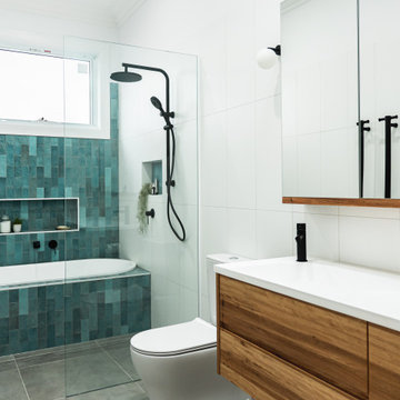 Ensuite, Laundry & Bathroom renovation, Northcote