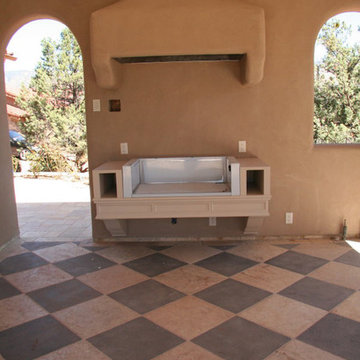 Stone Pavers – Antique, Reclaimed Limestone ‘Basalt’ pavers