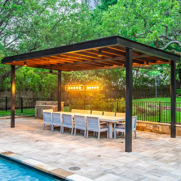 Plano Texas | Backyard Landscape and Pool