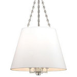 Hudson Valley Lighting - Hudson Valley Lighting 6422-PN Burdett - Eight Light Pendant - Clean-lined and smooth on the surface, closer inspBurdett Eight Light  Polished Nickel Whit *UL Approved: YES Energy Star Qualified: YES ADA Certified: n/a  *Number of Lights: Lamp: 8-*Wattage:60w Candelabra bulb(s) *Bulb Included:No *Bulb Type:Candelabra *Finish Type:Polished Nickel