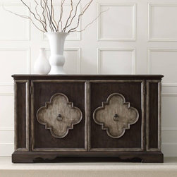 2-Door Hand Painted Credenza - Furniture