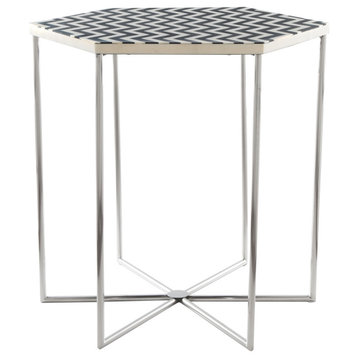 Forma Side Table, Black & White