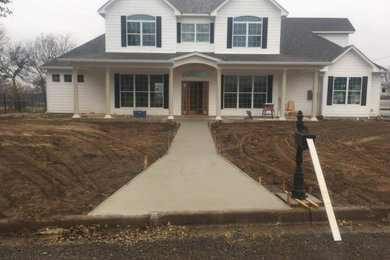 Example of an exterior home design in Austin