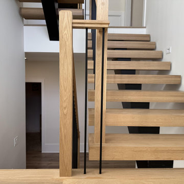Project #139 | Four Story Modern Floating Staircase