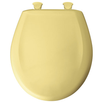 Bemis 200SLOWT Round Closed-Front Toilet Seat - Yellow