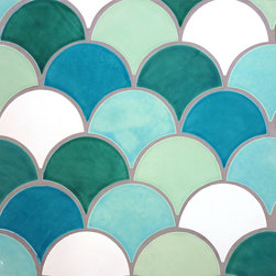 Large Moroccan Fish Scales - Tile