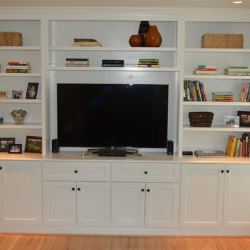 Custom Comtemporary Entertainment Center
