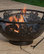 36" Autumn Leaves Muskoka Fire Bowl With Spark Screen and Poker
