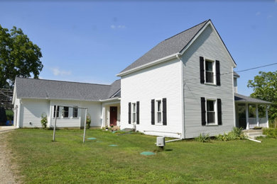 Inspiration for a modern exterior home remodel in Grand Rapids
