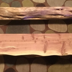 1 Log Two Mantles: Eastern Red Cedar - Home Decor