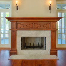 porch fireplace