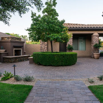 Modern Outdoor Living Design with Pool & Fire Pit in Phoenix