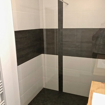Salle d'eau Noir & Blanc