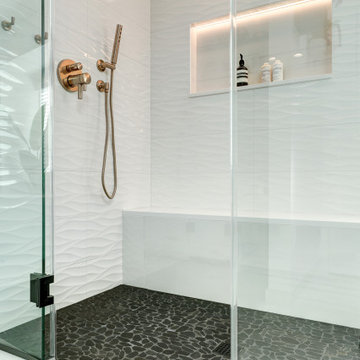 River Rock Shower Floor
