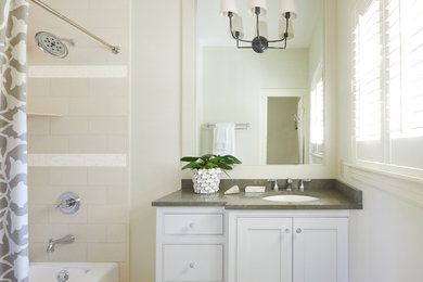 Inspiration for a small transitional bathroom remodel in Birmingham