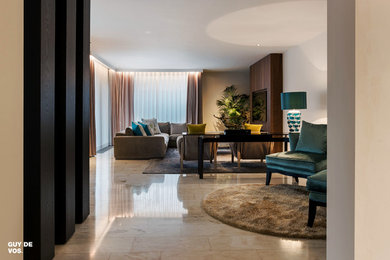 Living room - modern living room idea in Amsterdam