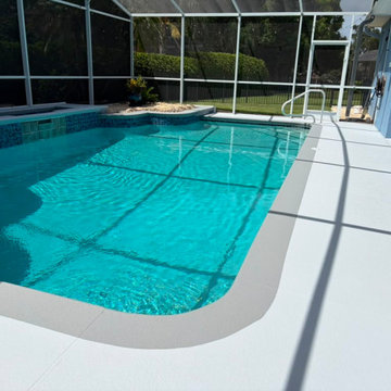 Resurface using our non slip temperature cooling texture finish