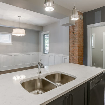 9th Street East | Transitional White Kitchen