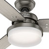 Hunter Fan Company 60" Sentinel Brushed Slate Ceiling Fan W/ LED Light & Remote