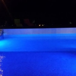 Ocean Reef White Spill Over in Modern Pool - Products