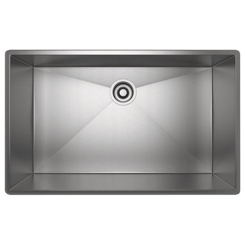 Rohl RSS3018 Forze 31-1/2" Undermount Single Basin Stainless - Brushed