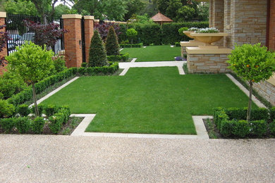 This is an example of a traditional garden in Melbourne.