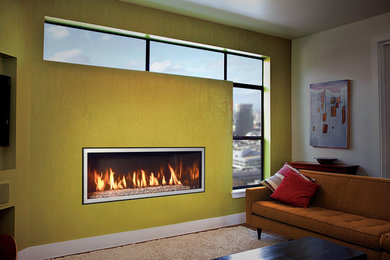 ML47 Mendota's Brand New Linear Fireplace