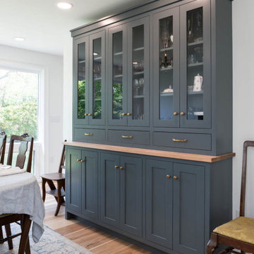 Custom Dining Room Built-In China Cabinet – Cape Ann Cottage Conversion