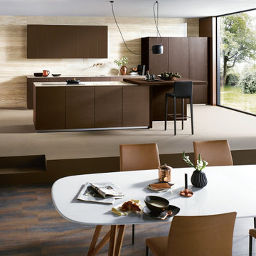 nx902 | nx620 Glas matt bronze metallic | Asteiche tabak gebürstet