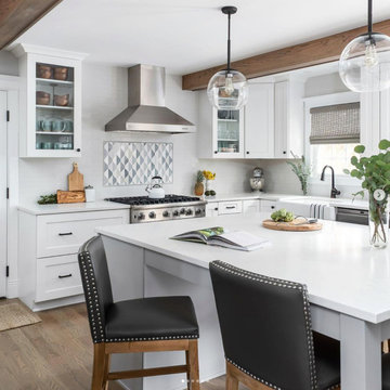 Naperville All-White Kitchen Rehab