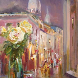 Картина МОНМАРТР. НОЧЬ - Paintings