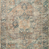 Margot Oriental Terracotta/Lagoon Area Rug