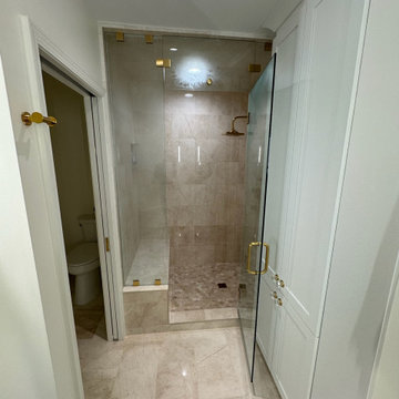 Buckhead Penthouse Luxury Primary Bathroom Remodel with Steam Shower