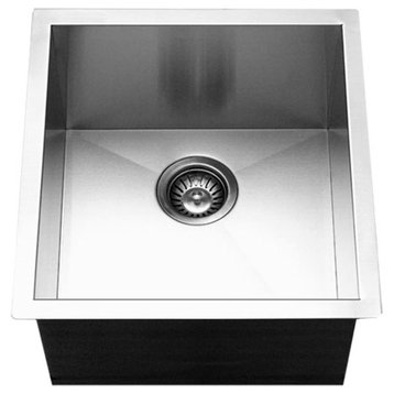 Houzer CTR-1700 Contempo Series Undermount Stainless Steel Bowl Bar/Prep Sink