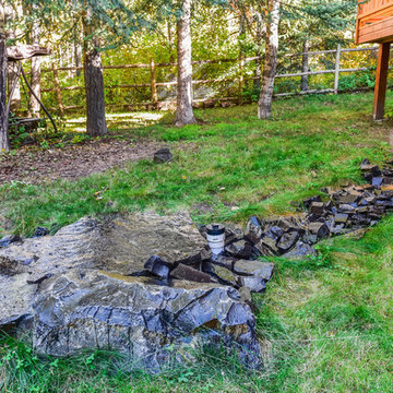 Rundle Stone Tailings Covering Septic Piping