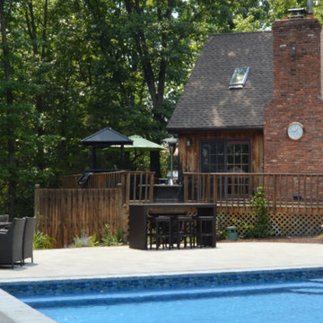 Swimming Pool Patio Retreat in Sugarloaf, NY