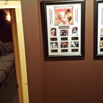 Theater Room - Log Cabin Home