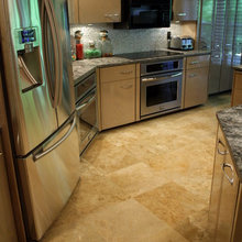 Travertine floor