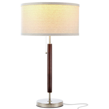 Brightech Carter Desk, LED Side Table, Nightstand & Desk Lamp