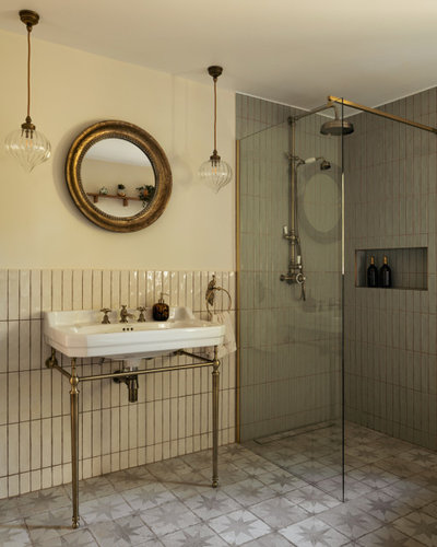 Traditional Bathroom by Aflux Designs