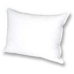 Cloud Nine Comforts - Tribeca Boudoir Pillow, White - If you are seeking maximum comfort in your room, consider adding the Tribeca Boudoir Micro Loft Pillow, featured here in white, to your bedding collection. Made of Synthetic fill, the pillow measures 12 by 16 inches. Cover it with a pillowcase to give it a design that works with your unique style!