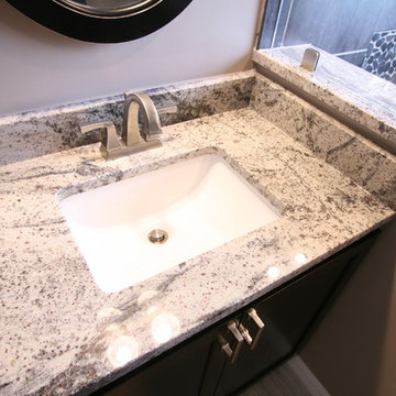 the CARR master bathroom