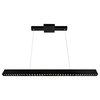 Pienza 52 in LED Integrated Black Chandelier